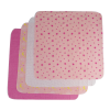 Pink Four Pack Receiving Blanket - 4 Pack
