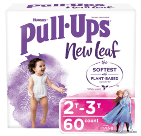 Pull-Ups Girls' New Leaf Training Pants Size 2T-3T;  60 Ct