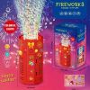 Happy Bubble Machine 12 Holes With Lighting And Sound Effects Holiday Party Children's Party Bubble Machine Self-purchased 4*AA Batteries Need To Buy