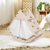 4-In-1 Pikler Triangle Gym Set with Sliding Ramp, Arch Climber, Rocker, Toddler Playground, Baby Climbing Toy Indoor, Convertible Wood Play Structure,