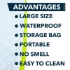 Portable Changing Pad for Home Travel Biggest Reusable Waterproof Changing Mat Extra Large Size 25.5 x 31.5 inch Reinforced Double Seams