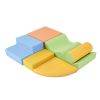Soft Climb and Crawl Foam Playset 6 in 1, Soft Play Equipment Climb and Crawl Playground for Kids,Kids Crawling and Climbing Indoor Active Play Struct