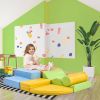 Soft Climb and Crawl Foam Playset 6 in 1, Soft Play Equipment Climb and Crawl Playground for Kids,Kids Crawling and Climbing Indoor Active Play Struct
