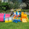 YARD Bounce House Inflatable Bounce House with Basketball Hoop Royal Bouncer for Kids, Outdoor Bouncy House, Durable Seam Forced Buffer Strips, Big Sl