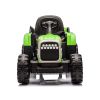 Ride on Tractor with Trailer,12V Battery Powered Electric Tractor Toy w/Remote Control,electric car for kids,Three speed adjustable,Power display, USB