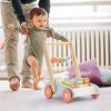 ROBUD Wooden Baby Walker Push Toy Adjustable Speed Learning for 10 Months +