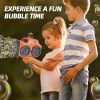 Kids Bubble Gun, off-road vehicle bubble machine, bubble solution, bubble machine for outdoor activities suitable for 3 4 5 6 7 8 9 10 11 12 year old