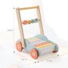 ROBUD Wooden Baby Walker Push Toy Adjustable Speed Learning for 10 Months +