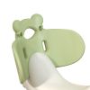 Rocking Horse for Toddlers, Balance Bike Ride On Toys with Push Handle,Backrest and Balance Board for Baby Girl and Boy, Unicorn Kids Green color