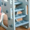 Toddler Slide and Swing Blue/ White