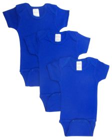 Blue Bodysuit Onezies (Pack of 3) (Color: Blue, size: large)