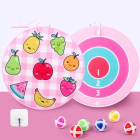 Spot Wholesale Children's Sticky Ball Dart Board Cartoon Fun Dart Board Plus Velvet A Variety Of Creative Cartoon (Option: c10)