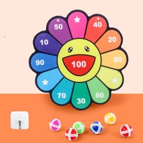 Spot Wholesale Children's Sticky Ball Dart Board Cartoon Fun Dart Board Plus Velvet A Variety Of Creative Cartoon (Option: C5)