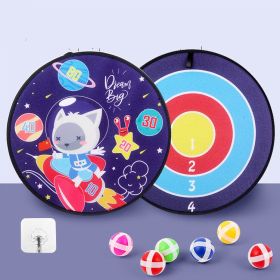 Spot Wholesale Children's Sticky Ball Dart Board Cartoon Fun Dart Board Plus Velvet A Variety Of Creative Cartoon (Option: 08color)
