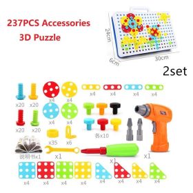 Creative Building Kits Educational Blocks Sets (Option: 2 set 237pc English)